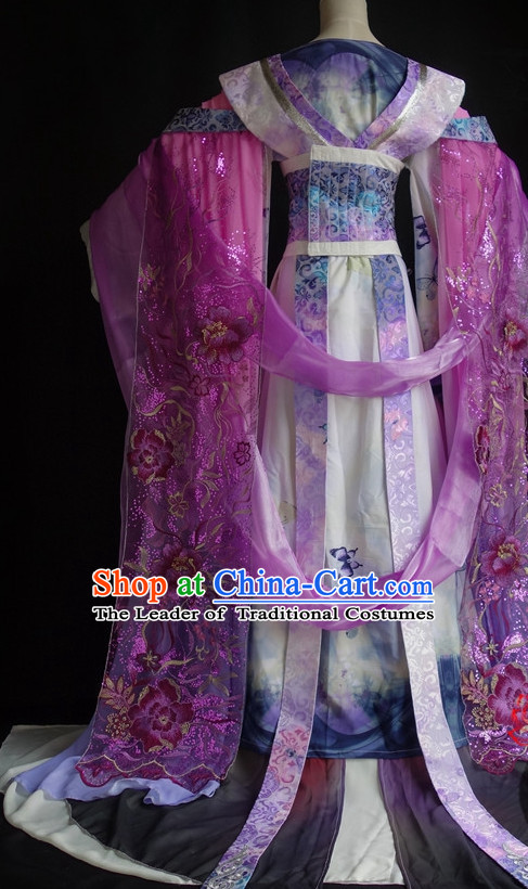 Chinese Halloween Costumes Fairy Empress Queen Princess Costume Complete Set