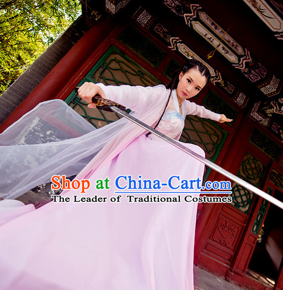 Chinese Ancient Knight Female Costumes