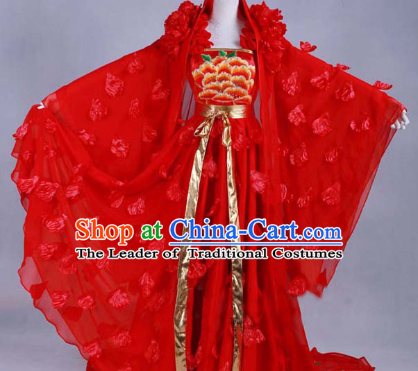 Chinese Ancient Costumes Dresses online Designer Halloween Costume Wedding Gowns Dance Costumes Superhero Costumes Cosplay