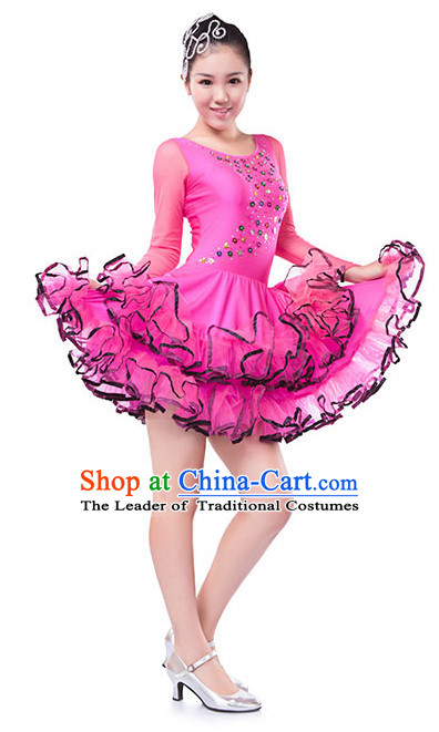 Chinese Modern Group Dance Costume Wholesale Clothing Discount Dance Costumes Dancewear Supply and Hat for Girls