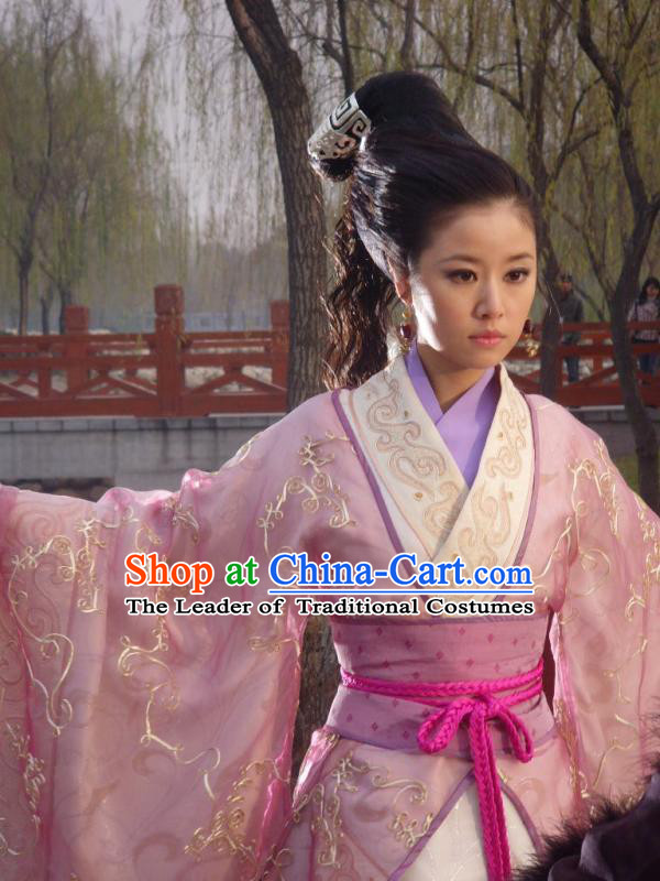 Shang Dynasty Chinese Myth Daji Su Da Ji Fox Spirit Demon Enchantress Fox Queen Costumes China Costume