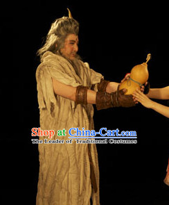 Stage Opera Stone Age King Costume for Men
