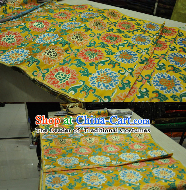 Traditional Chinese Silk Brocade Fabric