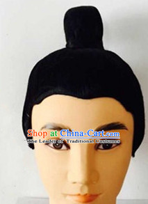 Ancient Chinese Style Black Wigs for Men