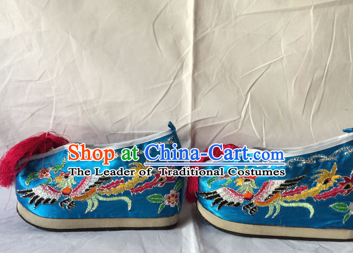 Chinese Traditional Opera Wedding Phoenix Shoes for Women