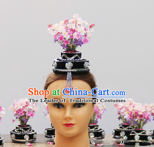 Chinese Dance Apparel Hair Jewelry North Korean South Korean Asian Fashion Wholesale Stage Performance Headdress Folk Decorations