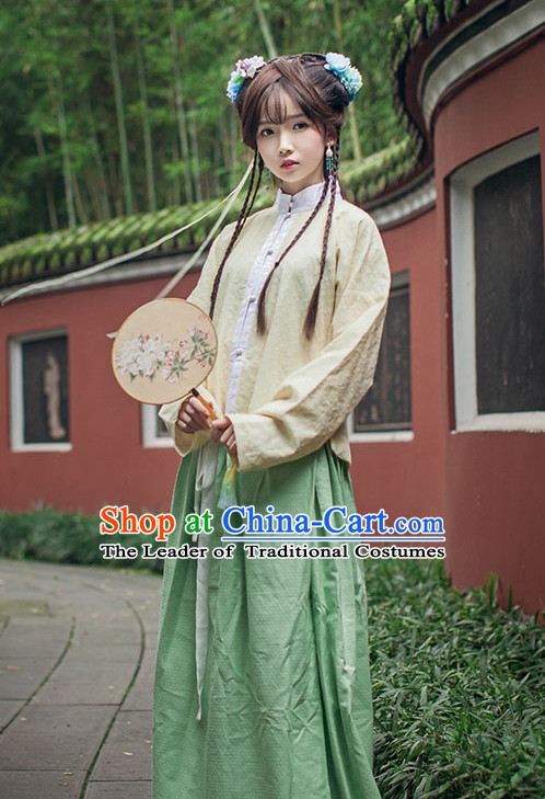 Asian Fashion Chinese Ancient Ming Dynasty Princess Clothes Costume China online Shopping Traditional Costumes Dress Wholesale Culture Clothing and Hair Jewelry for Women