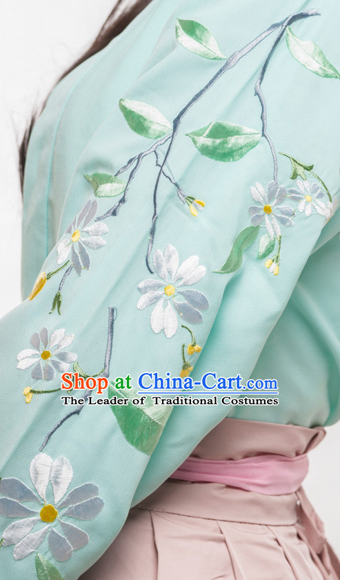Chinese Ancient Han Dynasty Spring Summer Costume China online Shopping Traditional Costumes Dress Wholesale Asian Culture Fashion Clothing and Hair Accessories for Women