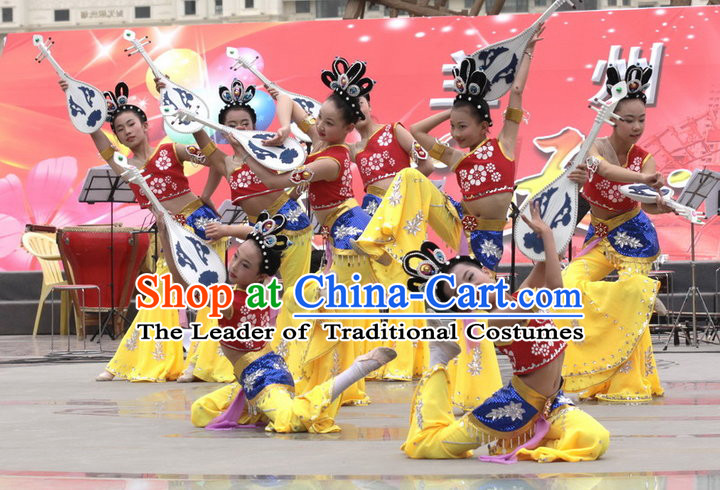 Ancient Chinese Style Fairy Kids Dance Costume Chinese Ancient Costumes Carnival Costumes Fancy Dress Complete Set
