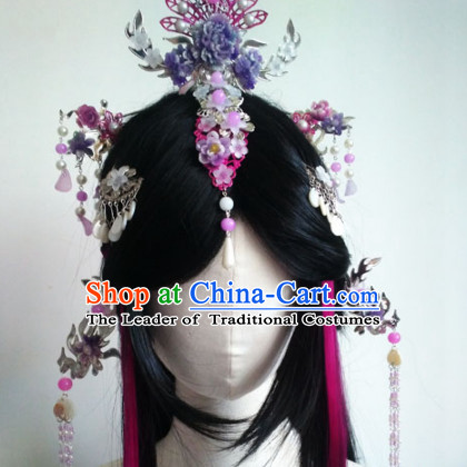 Ancient Chinese Queen Wigs Toupee Wigs Human Hair Wig Hair Extensions Sisters Weave Cosplay Wigs Lace Hair Pieces for Women