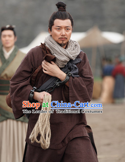 Ancient Chinese Hanfu Clothing Complete Set for Men
