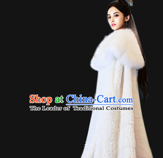 Ancient Chinese Winter Mantle Dress for Women