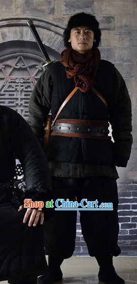 China Dongbei Province Guerrillas Black Blouse and Pants for Men