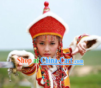 Chinese Mongolian Princess Hat