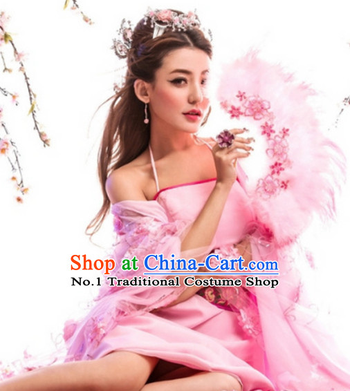 Asia Fashion Classical Sexy Dresses and Head Wear for Women