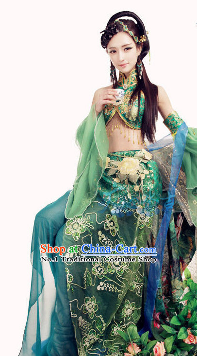 Asian Peacock Queen Costumes for Ladies