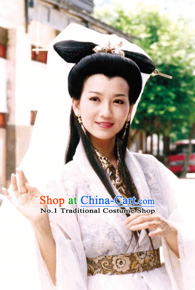 Chinese Ancient Fairy Headwear and Hair Wigs