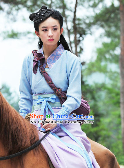 China Ancient Traditional Swordwomen Costumes
