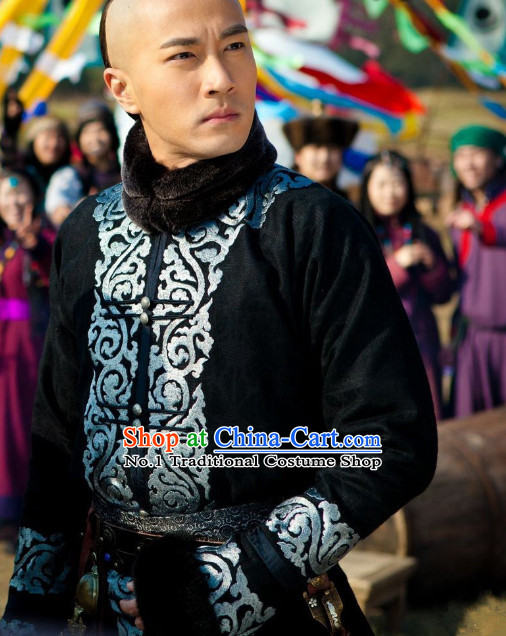 Qing Dynasty Long Jacket for Men