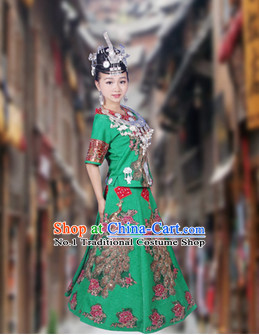 China Hmong Miao Stage Costumes for Women