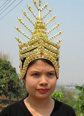 Traditional Thai Golden Hat