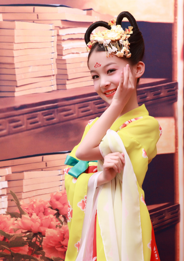 Chinese Empress Costumes for Kids Halloween Asian Fashion Ancient China Hanfu