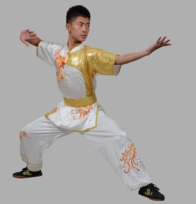 Top Dragon Embroidered Martial Arts Uniforms Complete Set