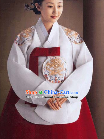 Dangui Korean Royal Costume Traditional Korean Queen Princess Ceremony Costumes for Women