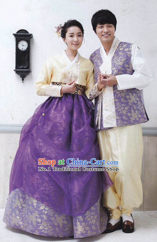 Korean Traditional Dress Hanboks for Couple