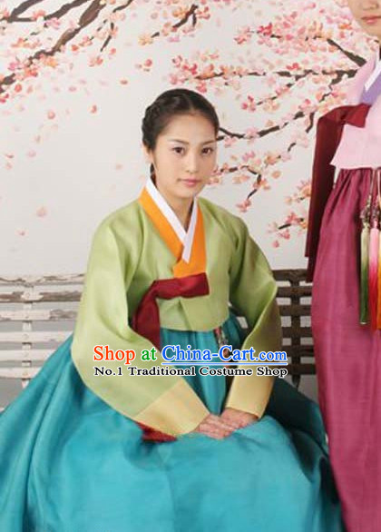Top Korean Traditional Custom Made Hanbok Clothing Complete Set for Women