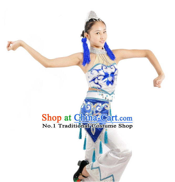 Chinese Costumes Ethnic China Nationality Group Costumes for Women