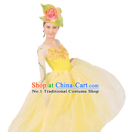 China Shop Chinese Peony Dance Attire for Women