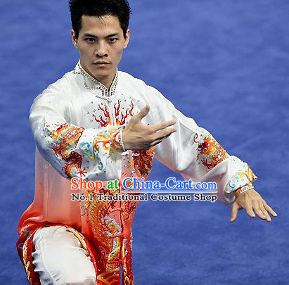 Top Asian Chinese Male Tai Chi Taichi Gradient Qi Gong Taichi Gradient Yoga Uniform