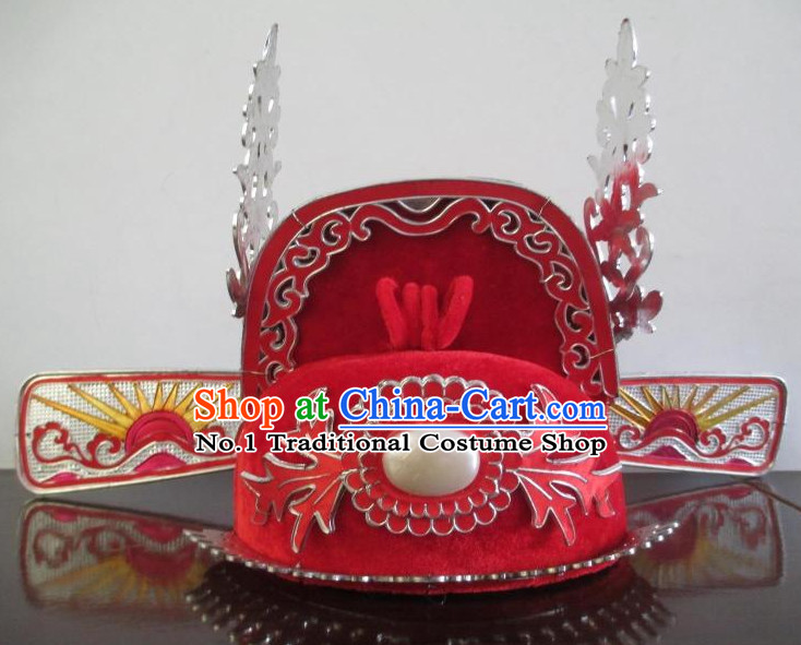 Asian Fashion Oriental Beijing Opera Wedding Bridegroom Scholar Hat