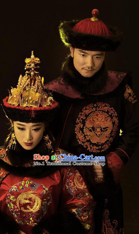 Chinese empress costumes qing dynasty manchu costume