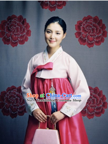 Traditional Korean Custom Made Hanbok Clothing Complete Set for Women