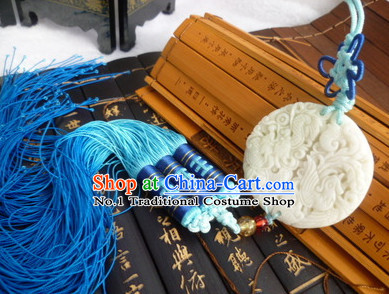 Chinese Traditional Costumes Jade Belt Accessories