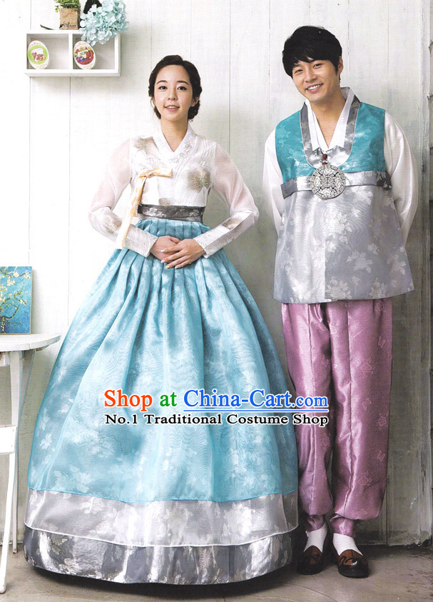 Korean Traditional Hanbok Suits for Men and Women