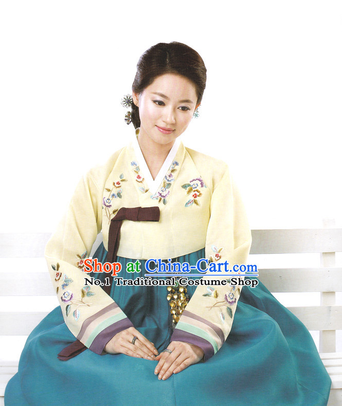 Korean Mother in Law National Costumes Complete Set