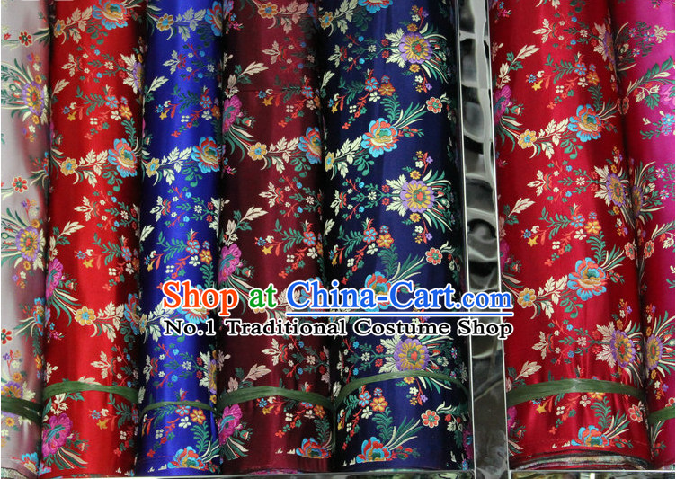 China Tibetan Brocades Embroidered Fabric Sewing Material