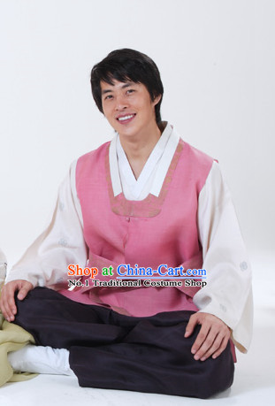 Traditional Korean Fashion Style Husband Clothes Complete Set