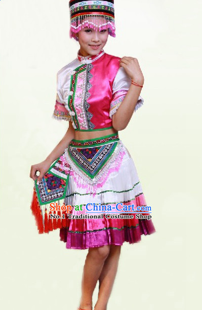 Chinese Costumes Miao Ethnic Costume Complete Set for Women