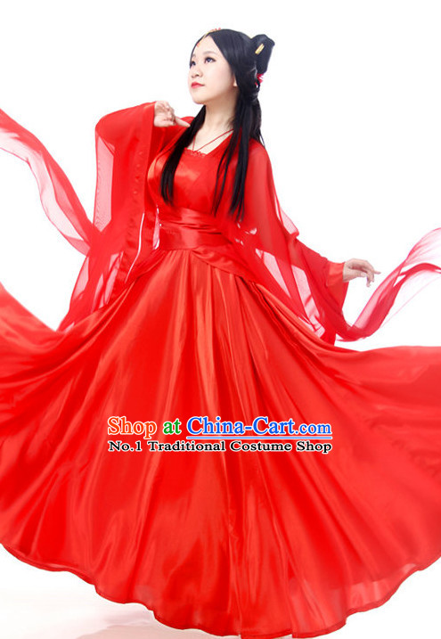 Chinese Costumes Red Hanfu Chinese Traditional Dress for Women