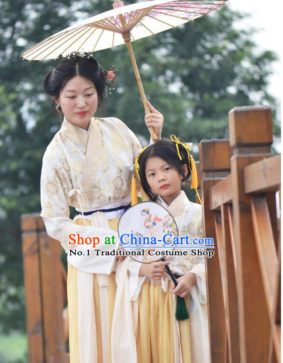 Traditional Chinese Han Clothing for Mother Free Delivery Worldwide