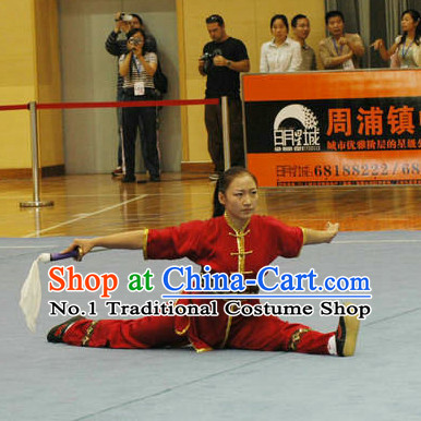 Top Martial Arts Uniforms Martial Arts Supplies Kung Fu Swords Sword Competition Uniforms for Women