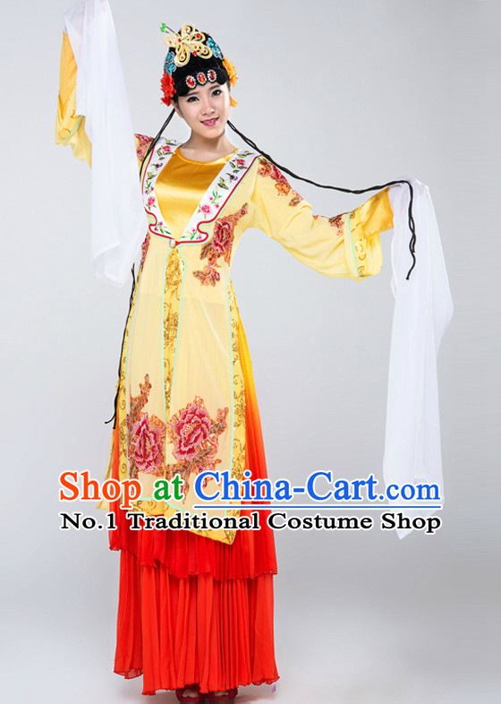 Chinese Classical Mandarin Competition Dance Costumes for Women