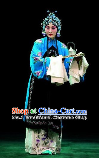 Chinese Culture Chinese Opera Costumes Chinese Cantonese Opera Beijing Opera Costumes Qing Yi Costumes Complete Set for Women