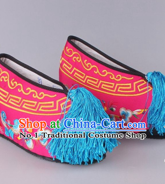 Chinese Beijing Opera Hua Dan Hua Tan Shoes for Women