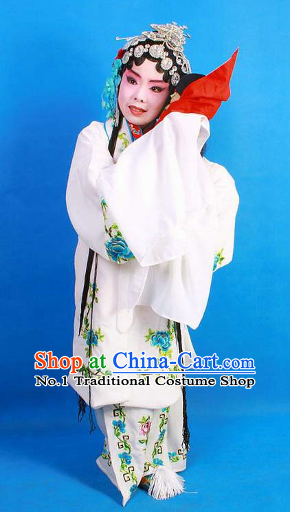 Asian Fashion China Traditional Chinese Dress Ancient Chinese Clothing Chinese Traditional Wear Chinese Opera Hua Tan White Snake Costumes for Kids