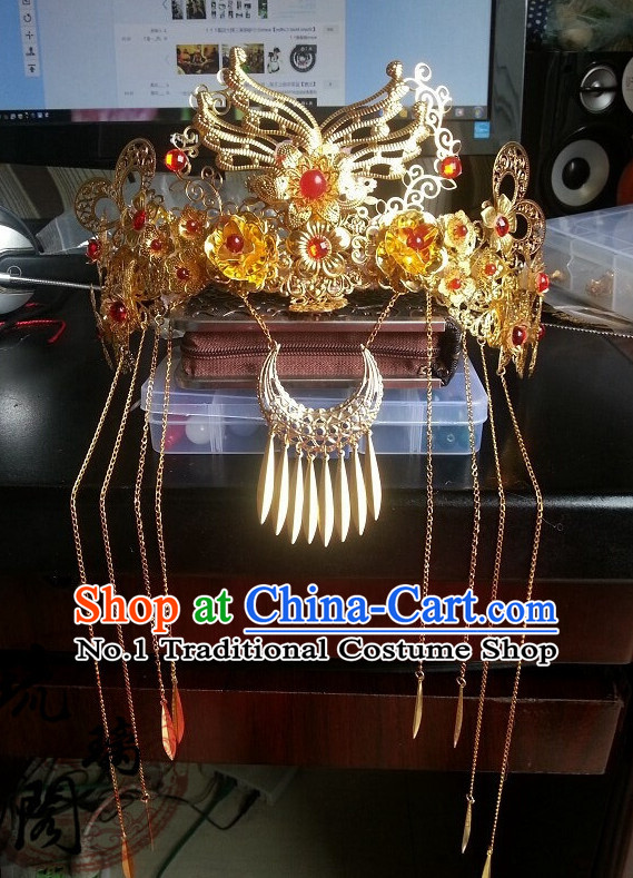 Chinese Traditional Wedding Hat for Women